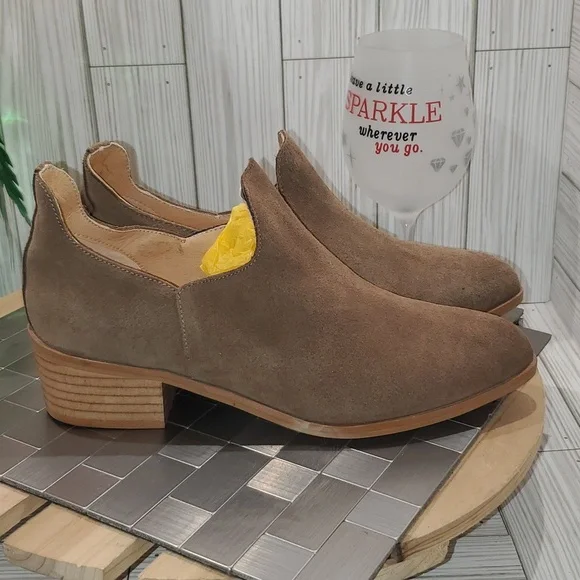 Pure navy  leather‎  ankle boots - Picture 2 of 9